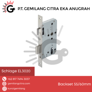 Lockcase Schlage EL3020 55/60 mm