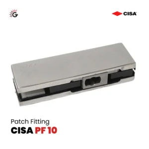 Patch Fitting CISA PF10 Elegance to Your Glass Door