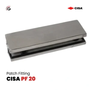 Patch Fitting CISA PF20 Elegance to Your Glass Door