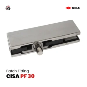 Patch Fitting CISA PF30 Elegance to Your Glass Door