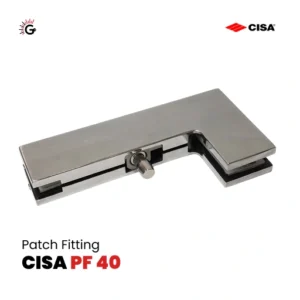 Patch Fitting CISA PF40 Elegance to Your Glass Door