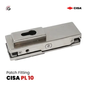 Patch Fitting CISA PL10 Elegance to Your Glass Door