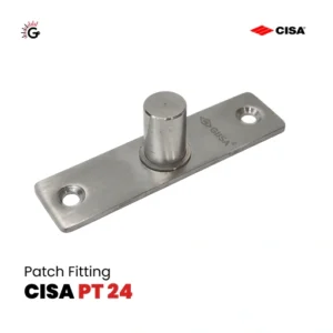 Patch Fitting CISA PT24 Elegance to Your Glass Door